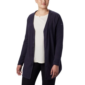 Columbia Cardigan Dames, By the Hearth Plus Size Donkerblauw, 60BKJNUZE